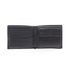 Prada Bifold Wallet Saffiano Bicolo Black Leather — view 3