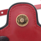 Gucci Shoulder Bag Ali Small GG Marmont Red Black Leather — view 6