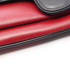 Gucci Shoulder Bag Ali Small GG Marmont Red Black Leather — view 9