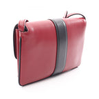 Gucci Shoulder Bag Ali Small GG Marmont Red Black Leather — view 2