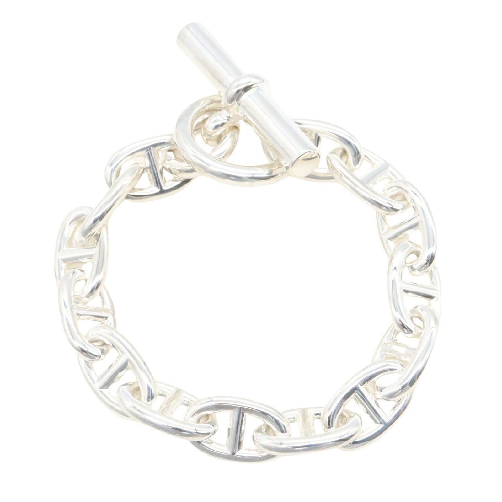 Hermes Bracelet Chaine D'ancre MM 14 Links 14.5 cm 925 Sterling Silver — view 2