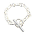 Hermes Bracelet Chaine D'ancre MM 14 Links 14.5 cm 925 Sterling Silver