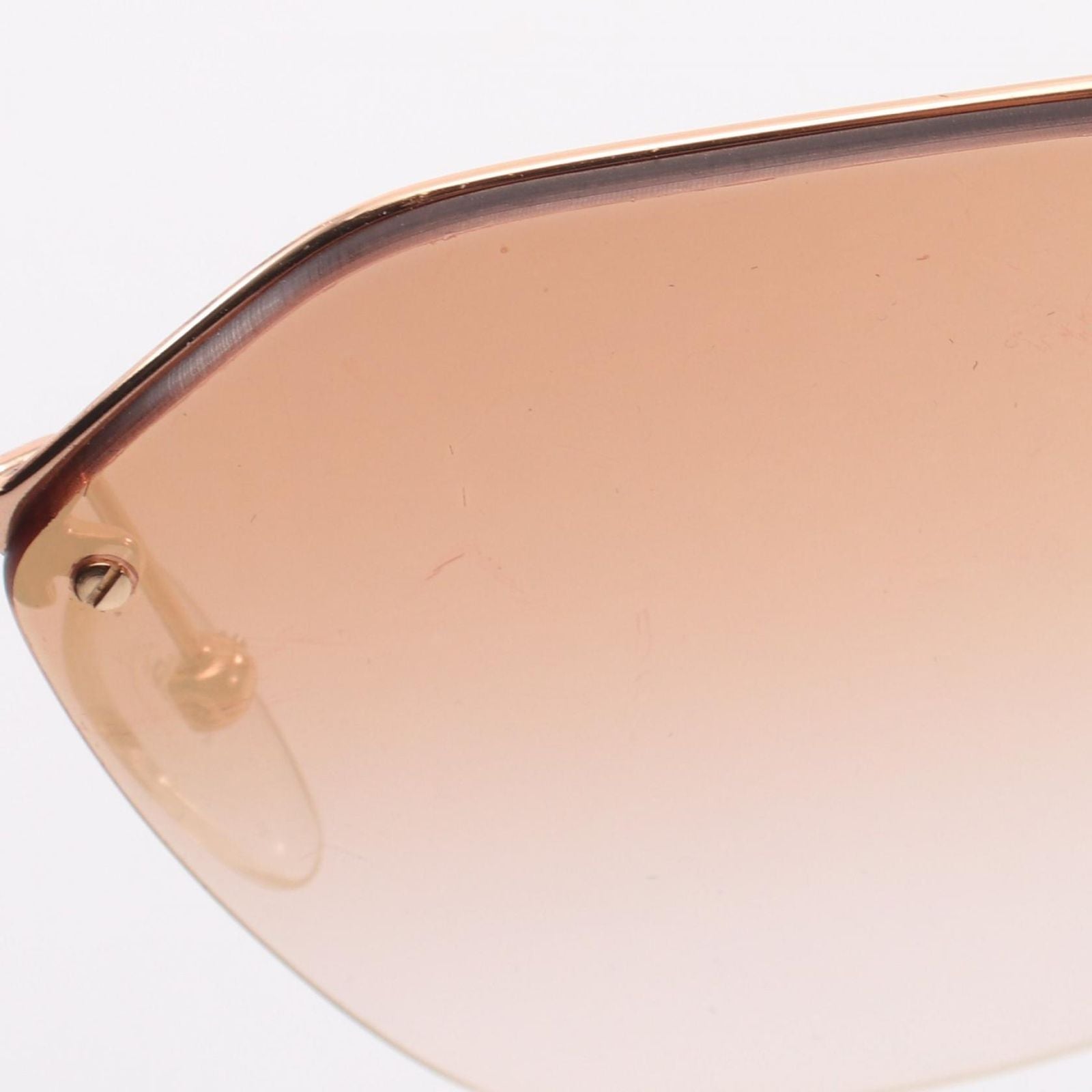 Prada Sunglasses Gradient Lens Half Rim Eyewear — view 9
