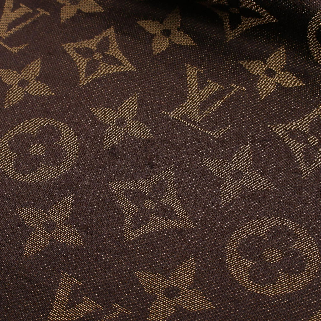 Louis Vuitton Shawl Monogram Silk Wool Scarf — view 6