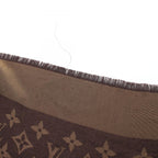 Louis Vuitton Shawl Monogram Silk Wool Scarf — view 4
