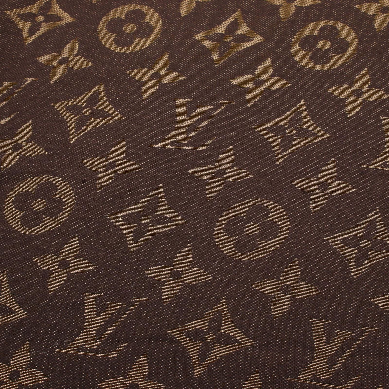 Louis Vuitton Shawl Monogram Silk Wool Scarf — view 9