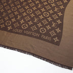 Louis Vuitton Shawl Monogram Silk Wool Scarf — view 7