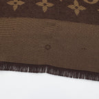 Louis Vuitton Shawl Monogram Silk Wool Scarf — view 8