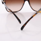 Chanel Sunglasses CC Logo Ribbon Gradient Lens Tortoiseshell Pattern Eyewear — view 7