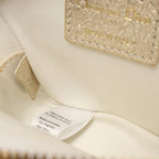 Dior Shoulder Bag Kids Star Champagne Gold Leather Mini — view 7