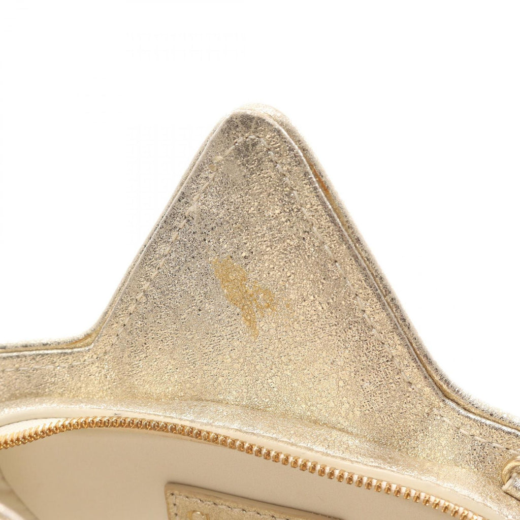 Dior Shoulder Bag Kids Star Champagne Gold Leather Mini — view 6