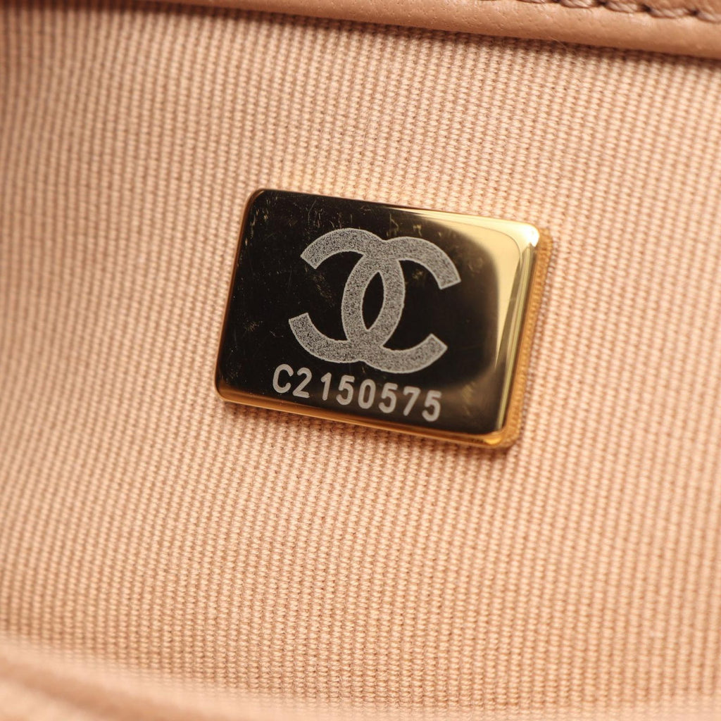 Chanel Shoulder Bag 19 Dizeneuf Quilted 2-Way Camel Lambskin 19 Chain — view 5