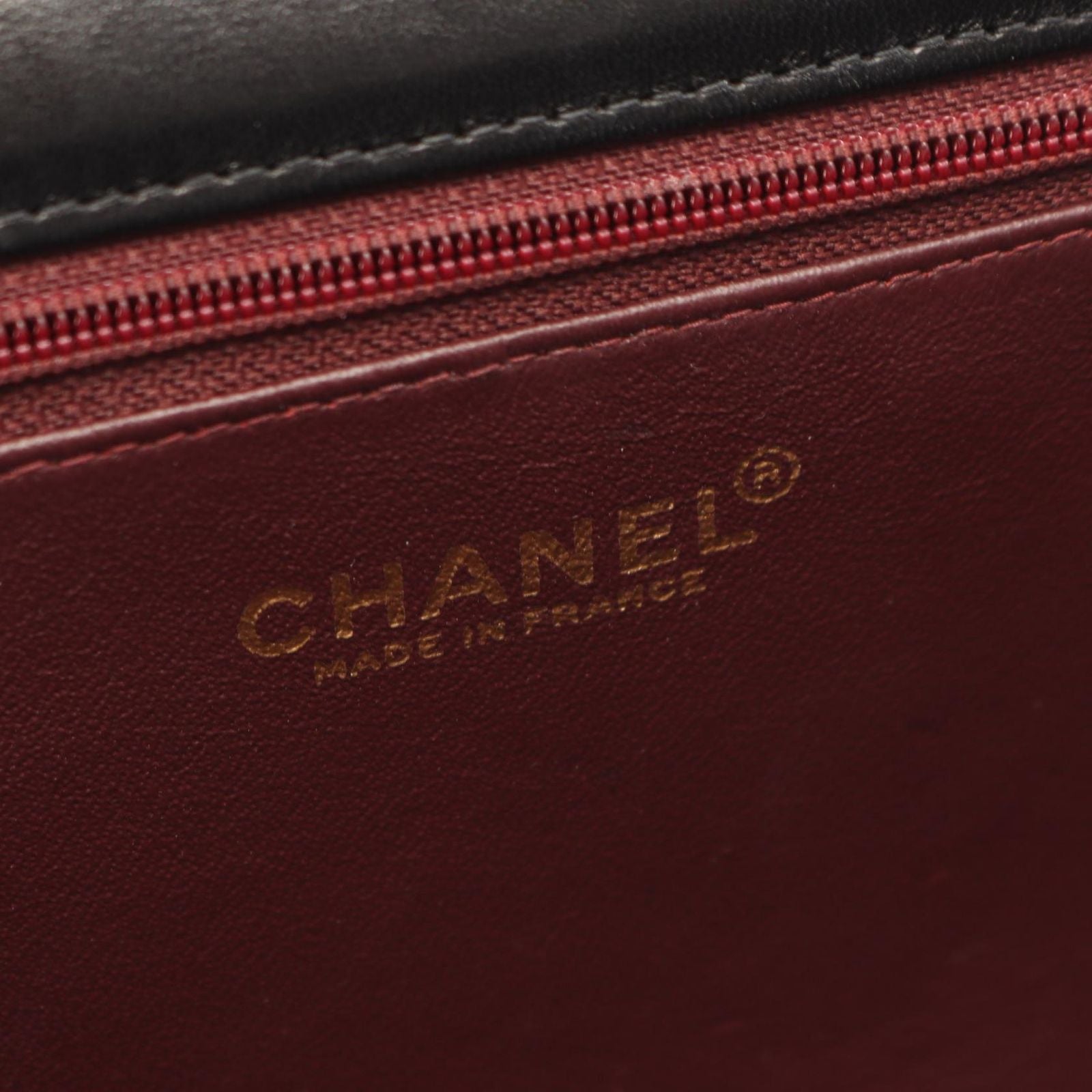 Chanel Shoulder Bag Quilted Single Flap Black Lambskin Chain — view 4