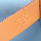Hermes Tote PM 2-Way Azur Natural Canvas Leather PM — view 4