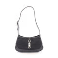 Gucci Shoulder Bag Jackie 007 Black Canvas Leather Mini