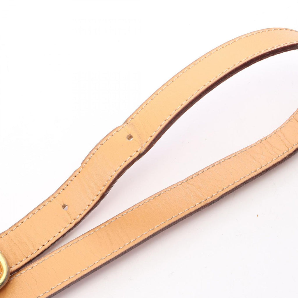Celine Shoulder Bag Macadam Beige Canvas Leather — view 8