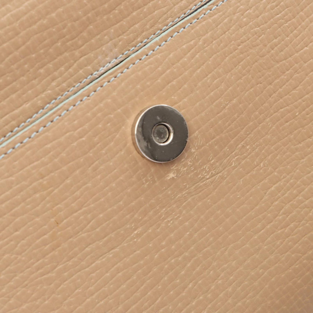 Loewe Shoulder Bag Logo Beige Leather — view 9