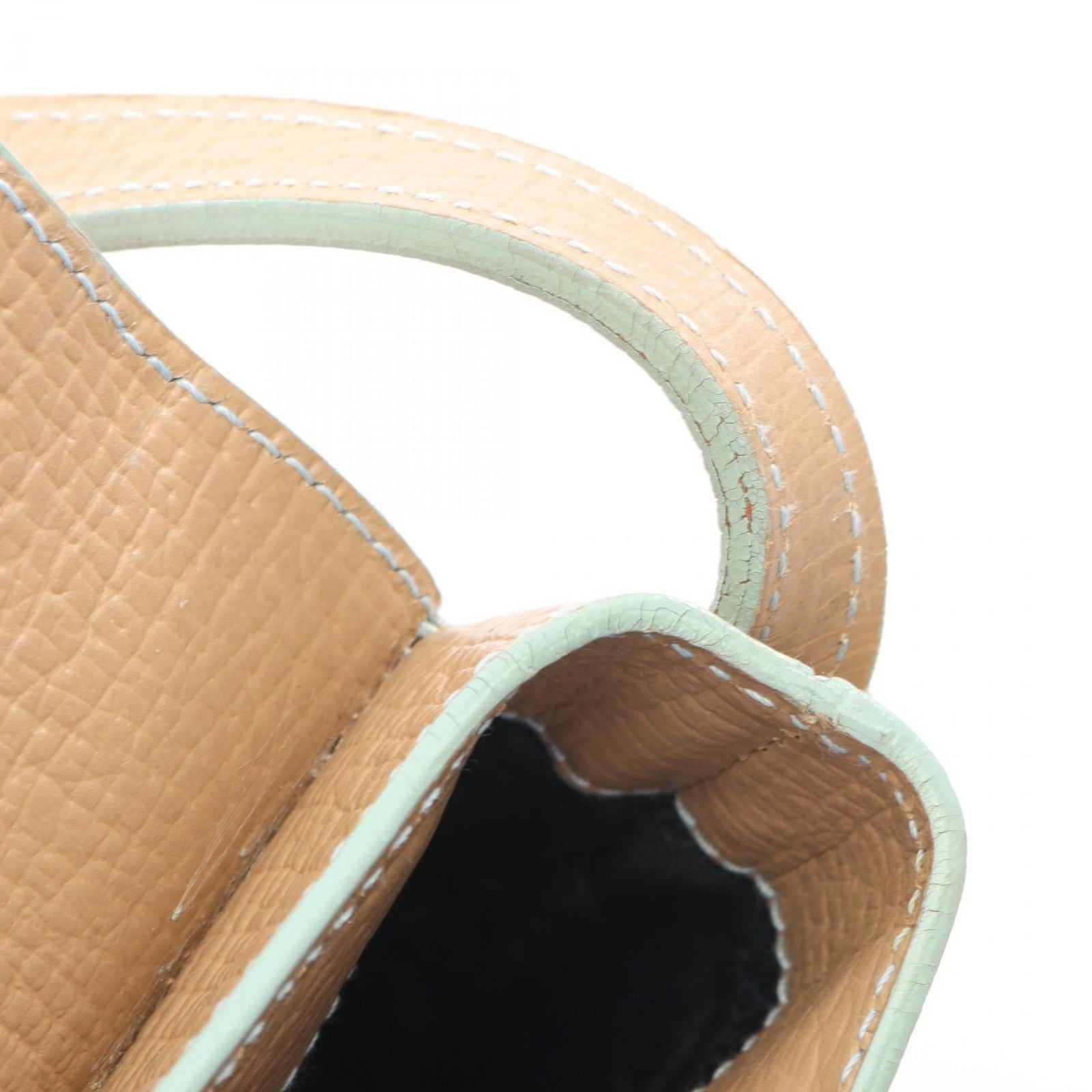 Loewe Shoulder Bag Logo Beige Leather — view 5