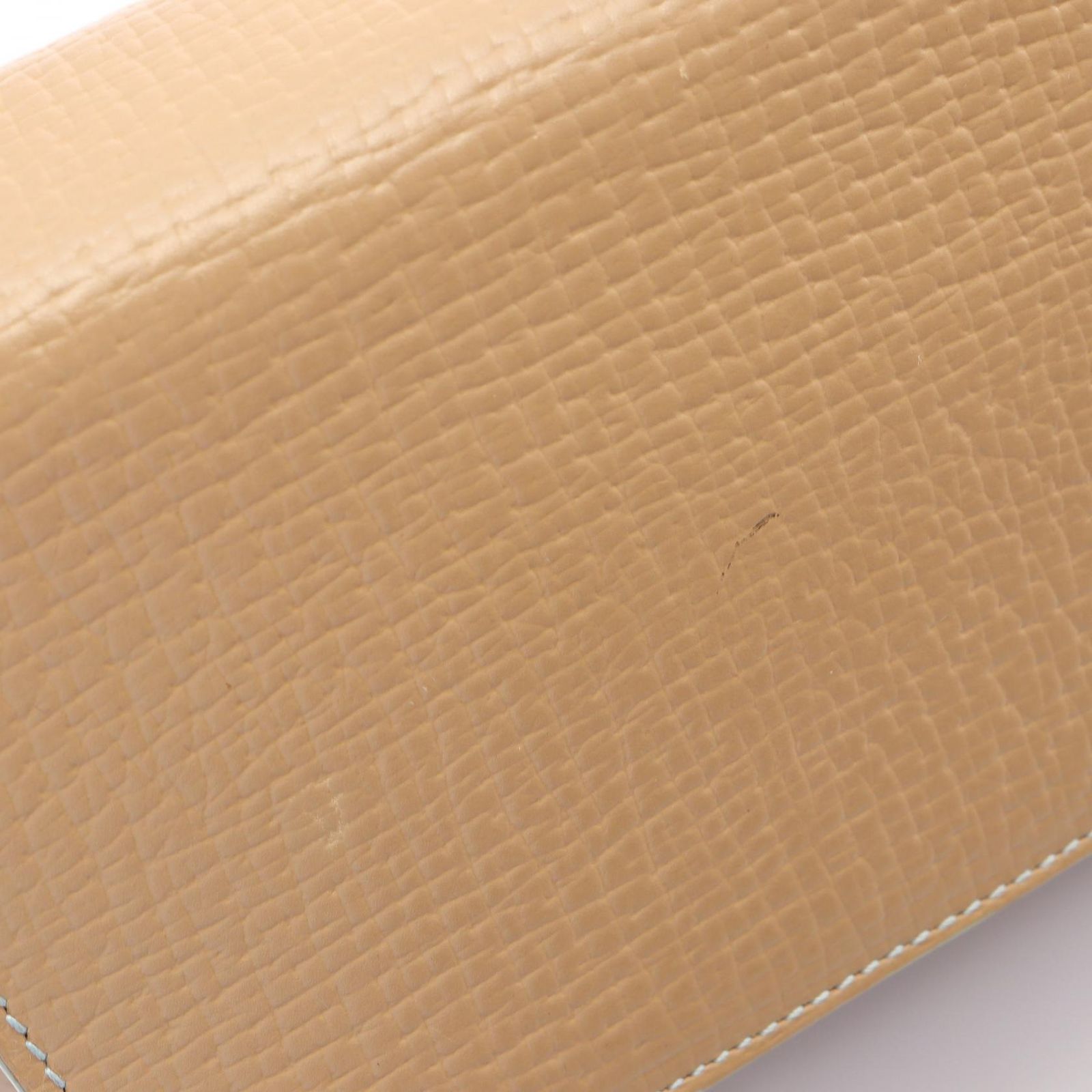 Loewe Shoulder Bag Logo Beige Leather — view 6