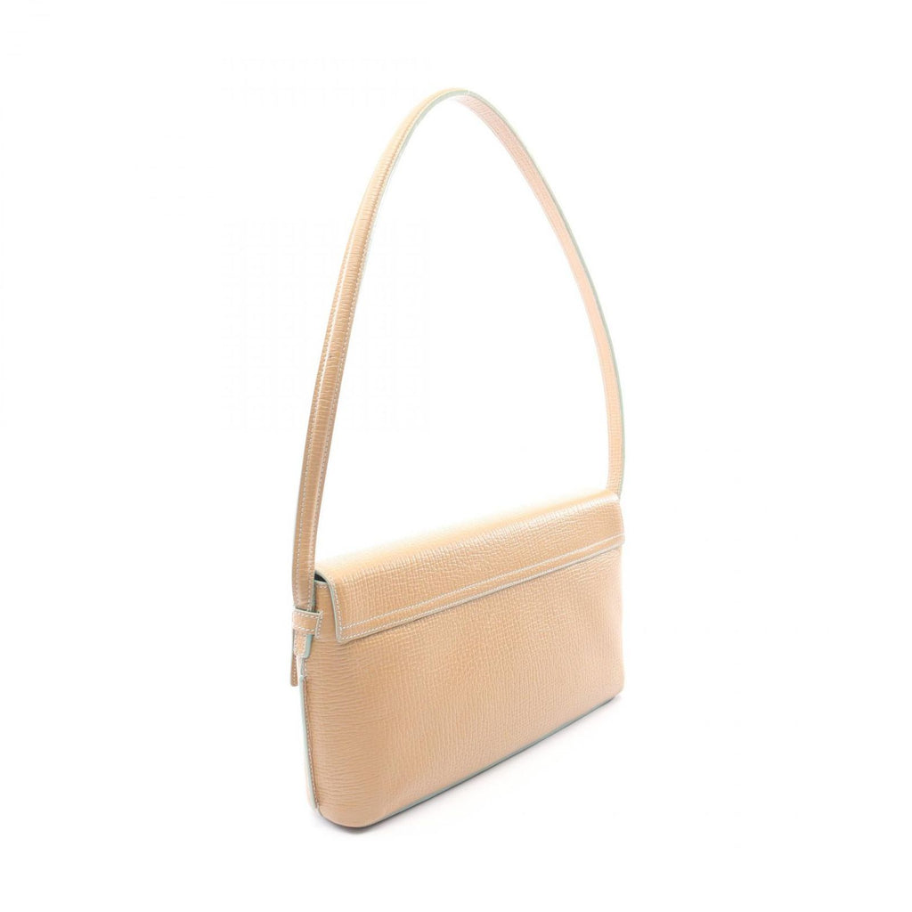Loewe Shoulder Bag Logo Beige Leather — view 2