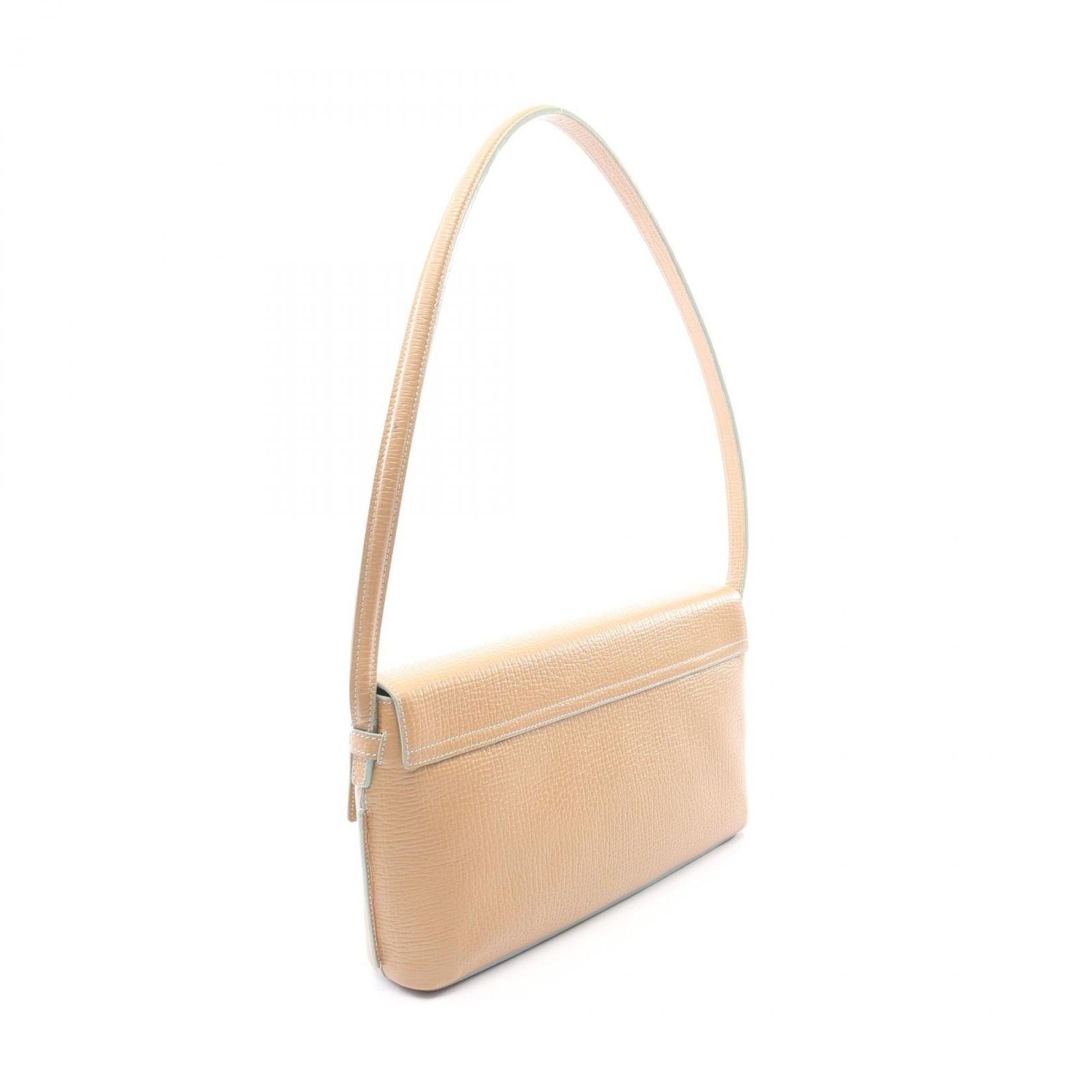 Loewe Shoulder Bag Logo Beige Leather — view 2