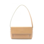 Loewe Shoulder Bag Logo Beige Leather