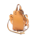 Loewe Handbag Hammock Drawstring Bag Mini 2-Way Camel Leather