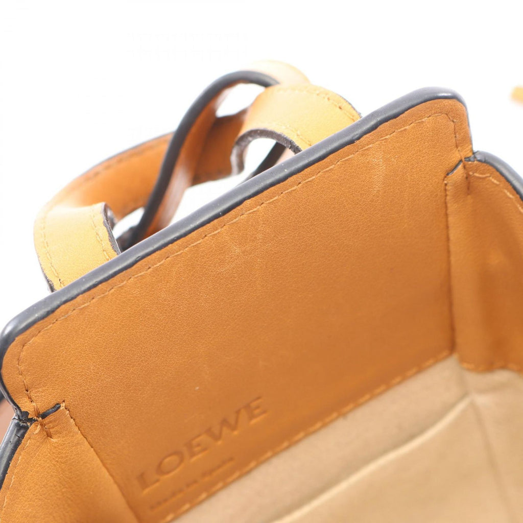 Loewe Handbag Hammock Drawstring Bag Mini 2-Way Camel Leather — view 5