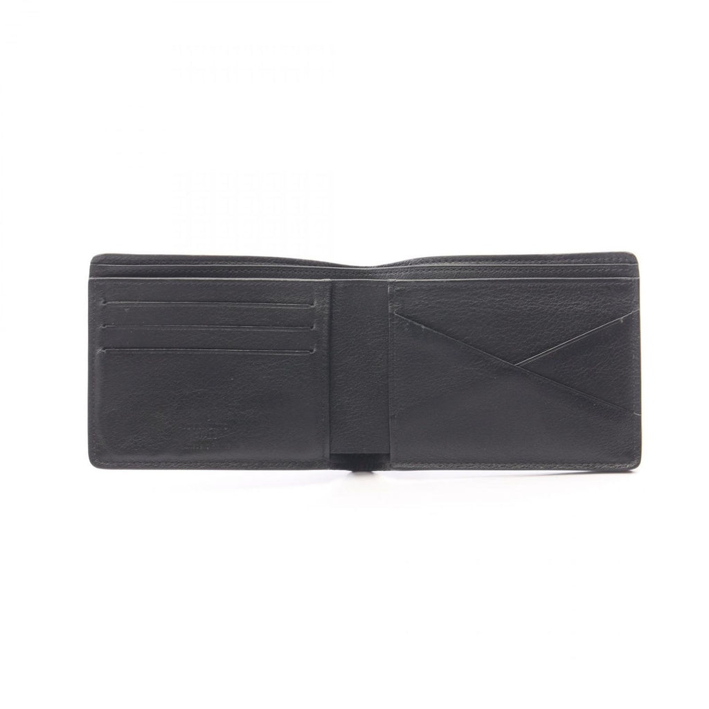 Louis Vuitton Bifold Wallet Portefeuille Multiple Noir Leather — view 3