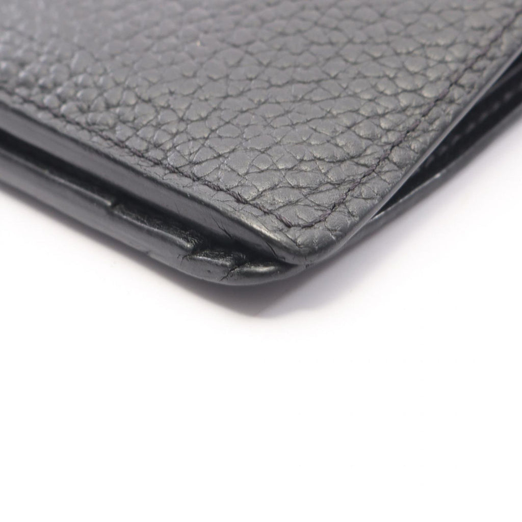 Louis Vuitton Bifold Wallet Portefeuille Multiple Noir Leather — view 9