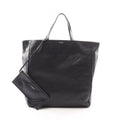 Saint Laurent Paris Tote Logo Black Leather