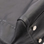Saint Laurent Paris Tote Logo Black Leather — view 5