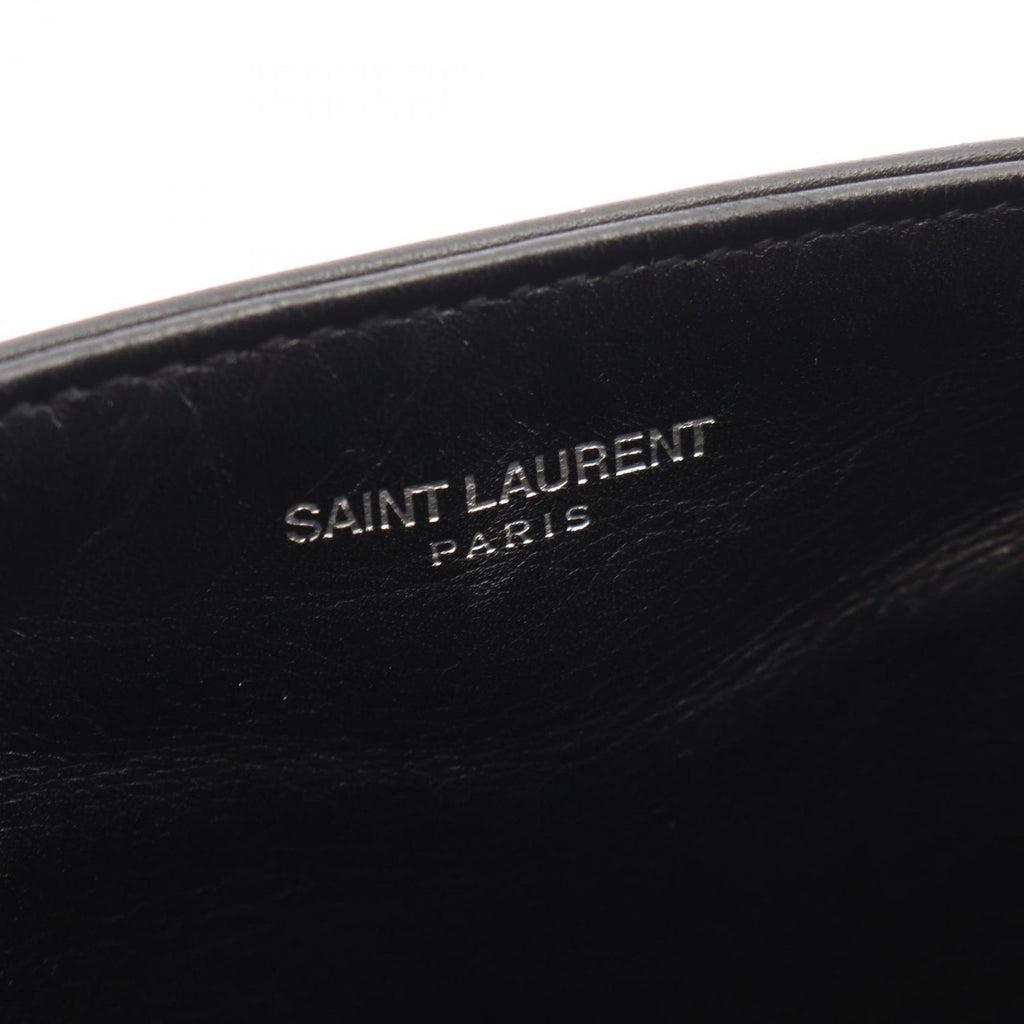 Saint Laurent Paris Tote Logo Black Leather — view 4