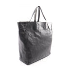 Saint Laurent Paris Tote Logo Black Leather — view 2