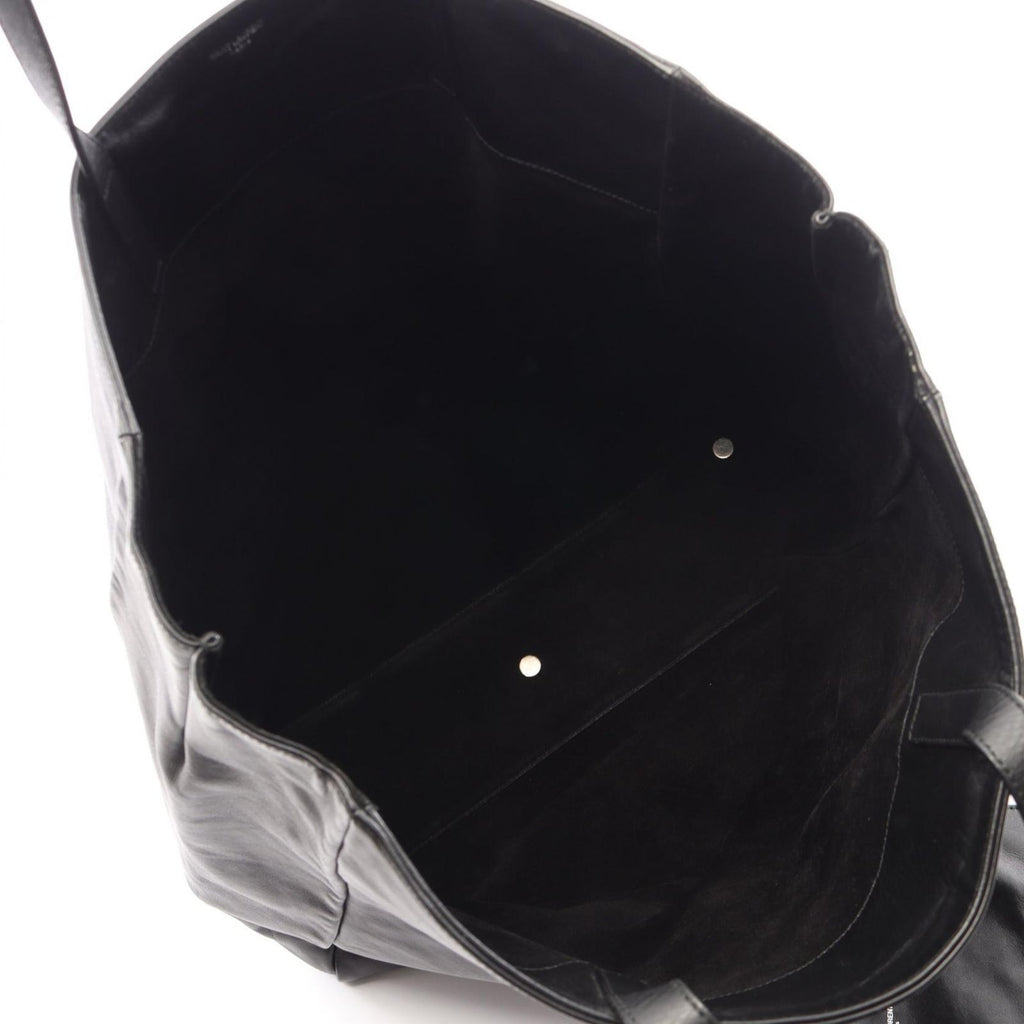 Saint Laurent Paris Tote Logo Black Leather — view 3