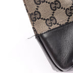 Gucci Shoulder Bag GG Canvas 001 Beige Black — view 8