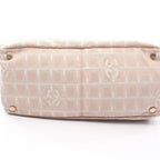 Chanel Tote New Travel Line MM Pink Beige Leather New MM — view 6