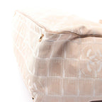 Chanel Tote New Travel Line MM Pink Beige Leather New MM — view 8