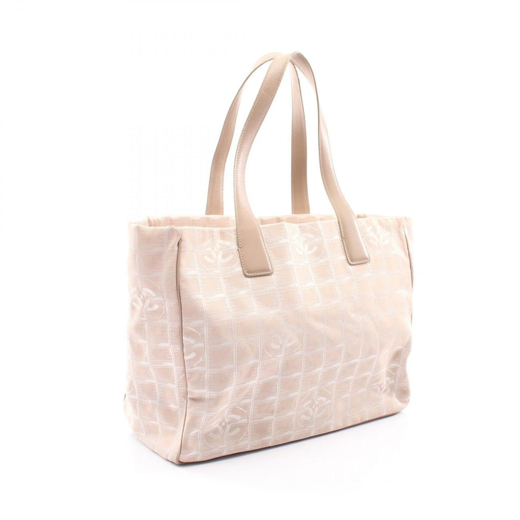 Chanel Tote New Travel Line MM Pink Beige Leather New MM — view 2
