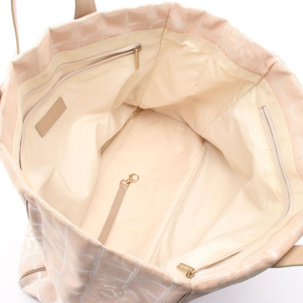 Chanel Tote New Travel Line MM Pink Beige Leather New MM — view 3