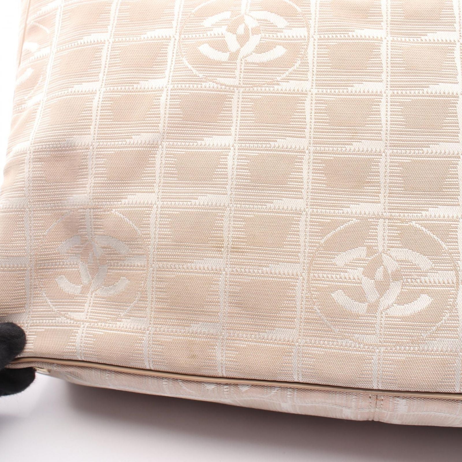 Chanel Tote New Travel Line MM Pink Beige Leather New MM — view 9