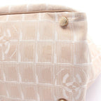 Chanel Tote New Travel Line MM Pink Beige Leather New MM — view 7