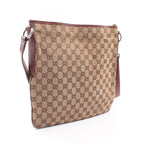 Gucci Shoulder Bag GG Canvas Beige Bordeaux — view 2