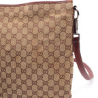 Gucci Shoulder Bag GG Canvas Beige Bordeaux — view 5