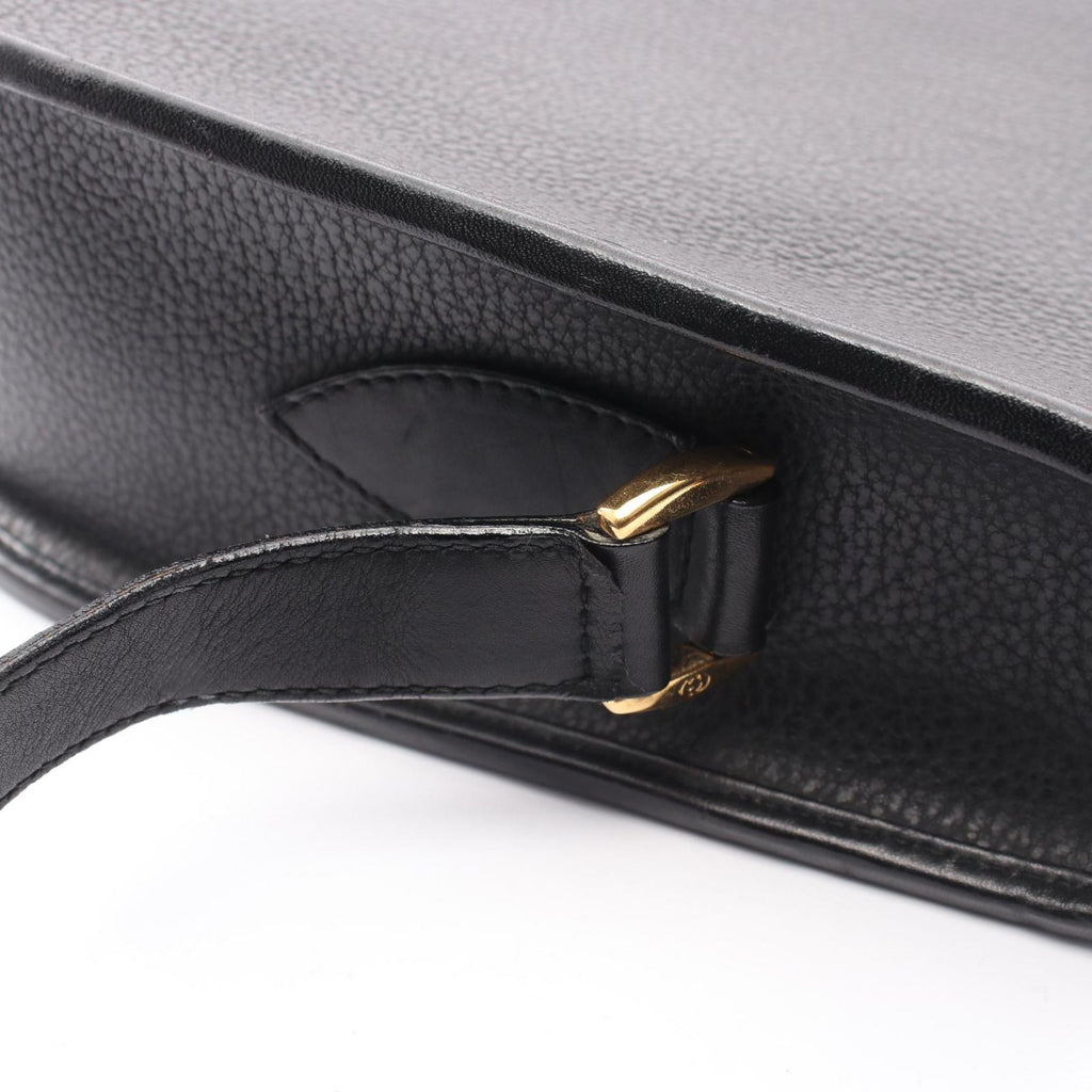 Gucci Shoulder Bag Vintage Interlocking 001 113 Black Leather — view 8