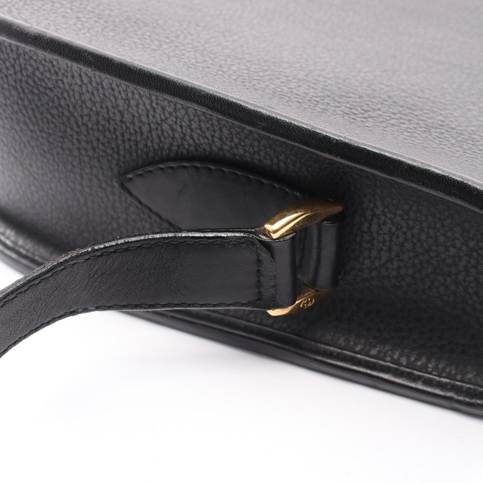 Gucci Shoulder Bag Vintage Interlocking 001 113 Black Leather — view 8