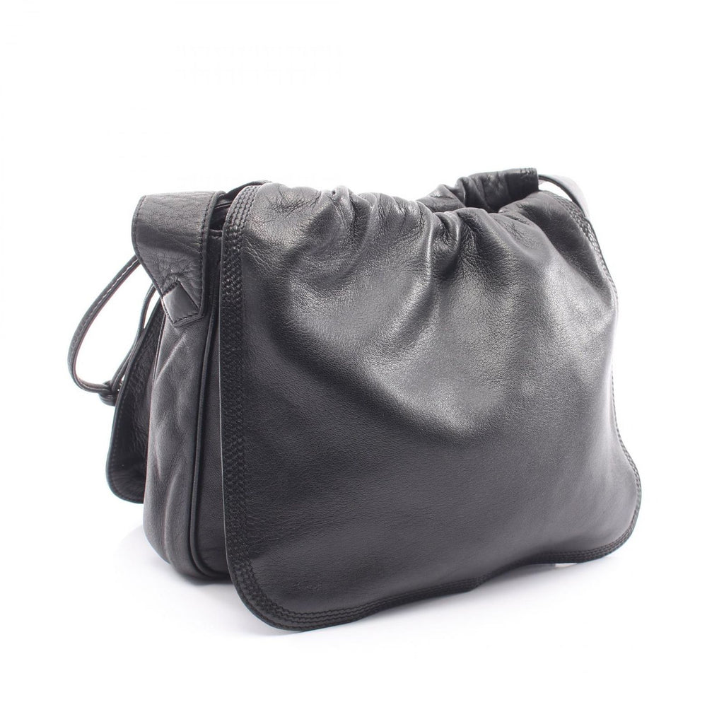Loewe Shoulder Bag Anagram Black Leather — view 2