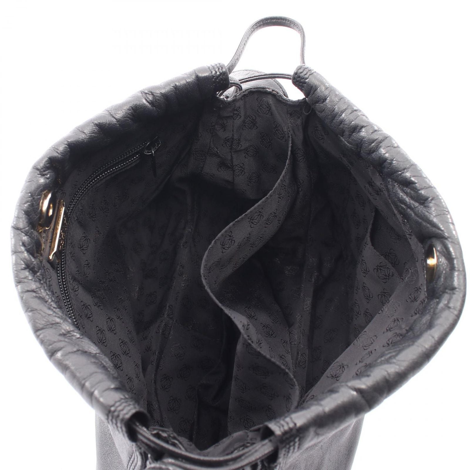 Loewe Shoulder Bag Anagram Black Leather — view 3