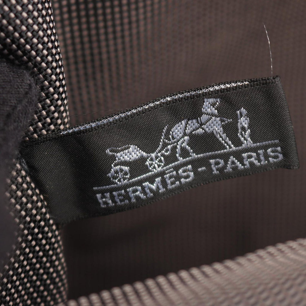 Hermes Backpack Her Line a Dos MM Gray Canvas — view 4