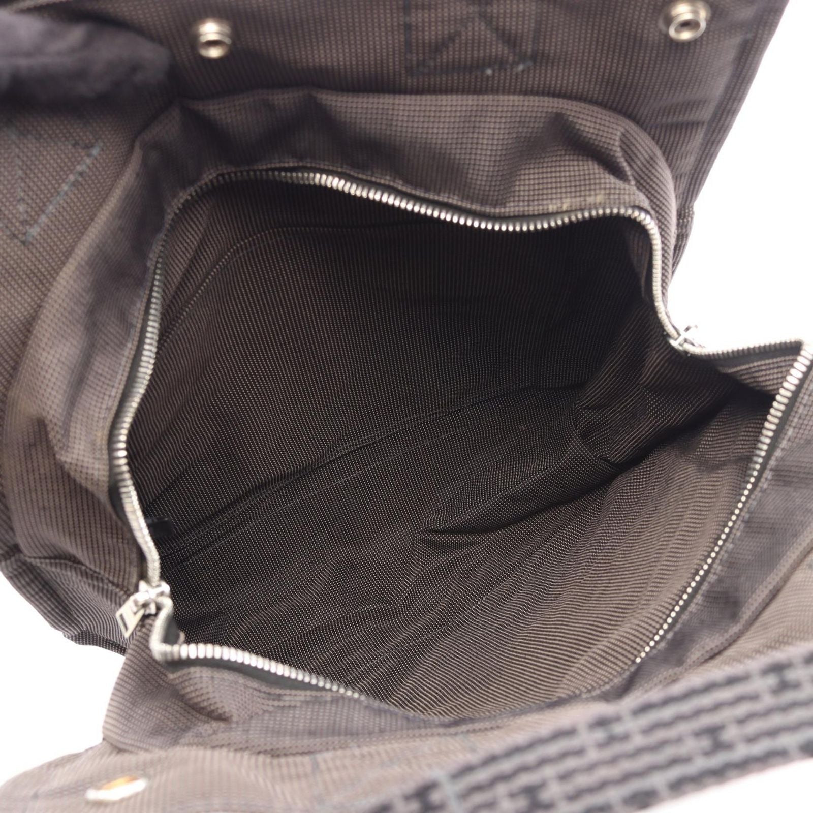 Hermes Backpack Her Line a Dos MM Gray Canvas — view 3